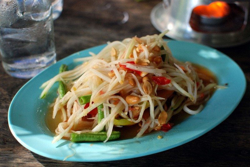 Laotian food - Tam Mak Houng