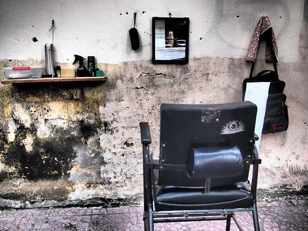Street barber