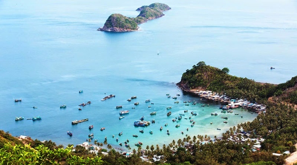 Ngu beach view from above. Photo: embebu