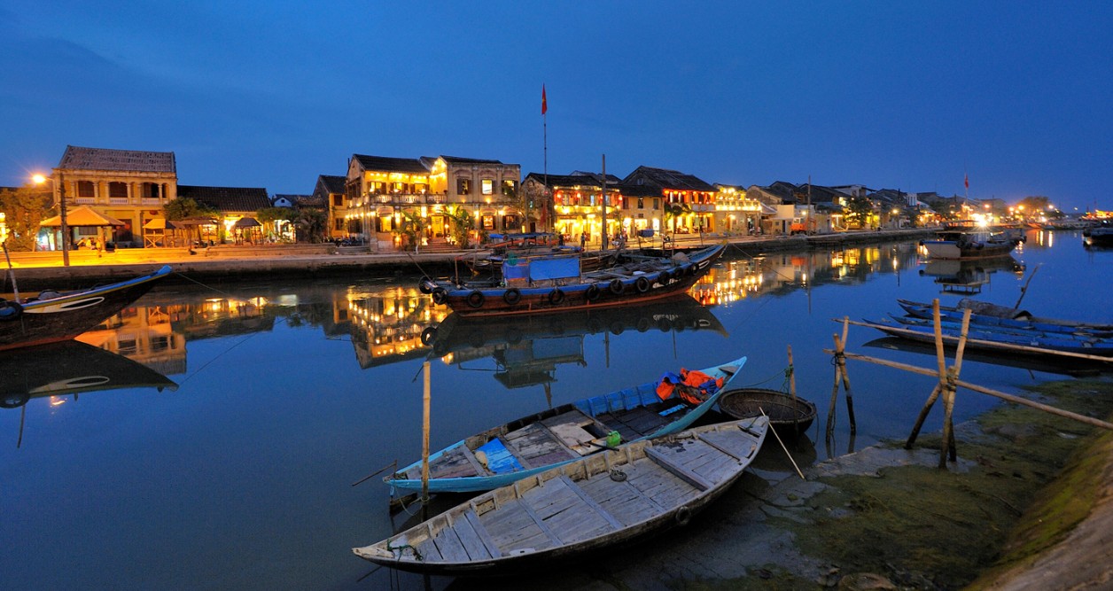Thu Bon river boat, Hoi An, Quang Nam