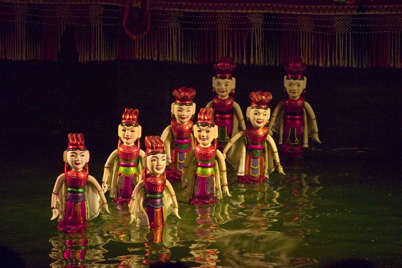 water pupplet in hanoi vietnam travel hanoi guide