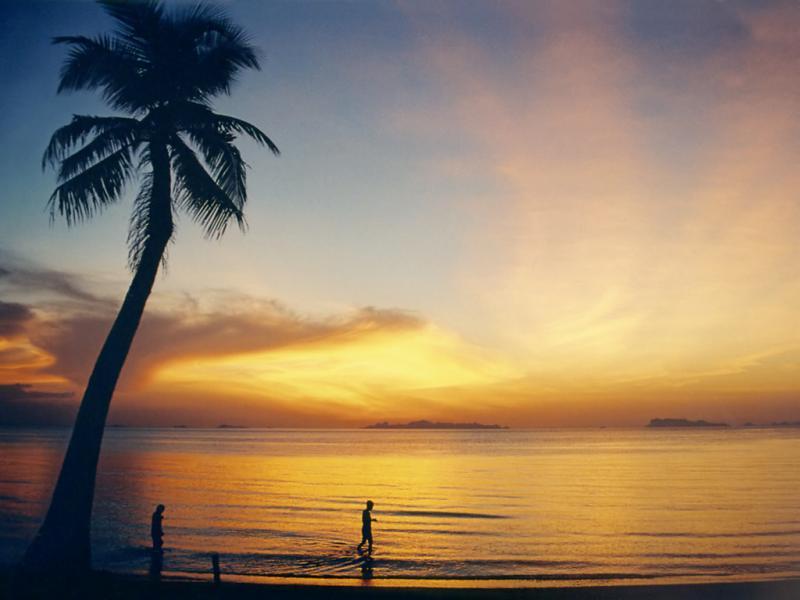 Enjoy the stunning sunsets on Koh Samui