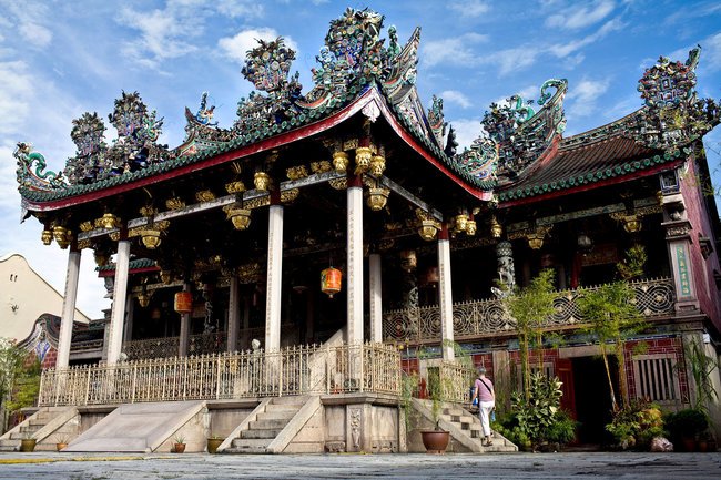 A temple building at Khoo Kongsi, which also has a fine museum.