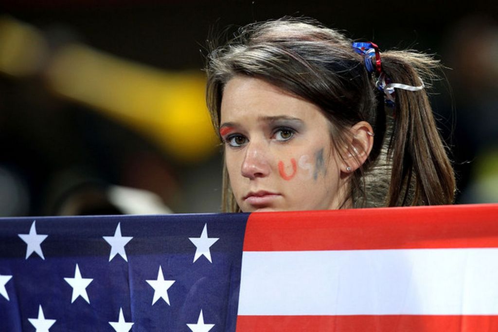 A sad US soccer fan