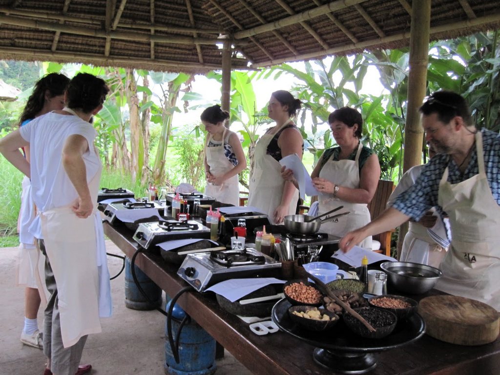 Balinese organic cooking