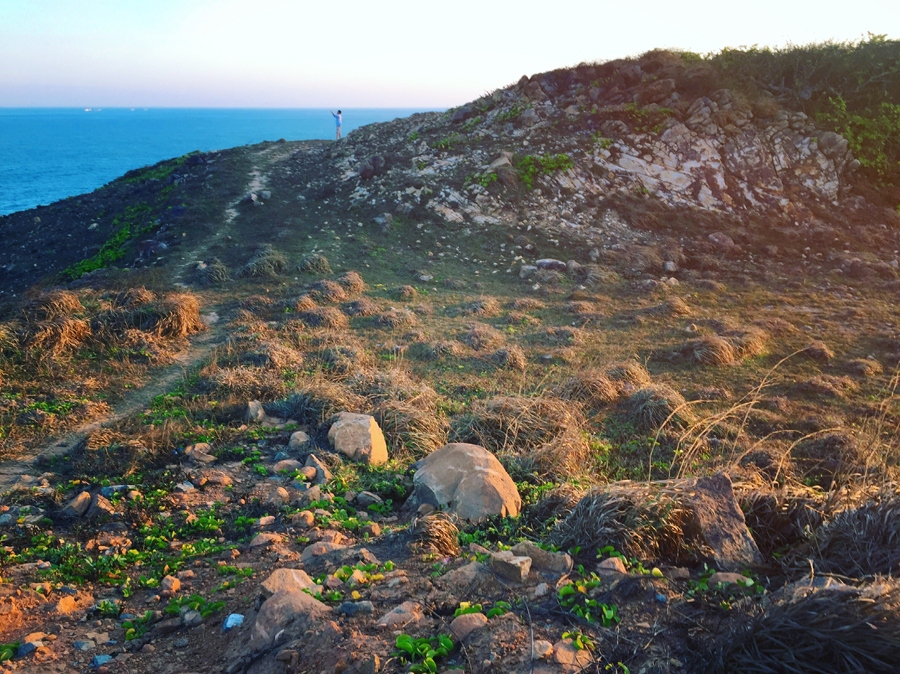 Coastal rocky reefs on Con Dao - Vietnam