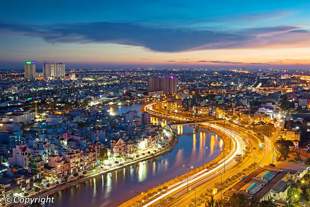Densely populated area