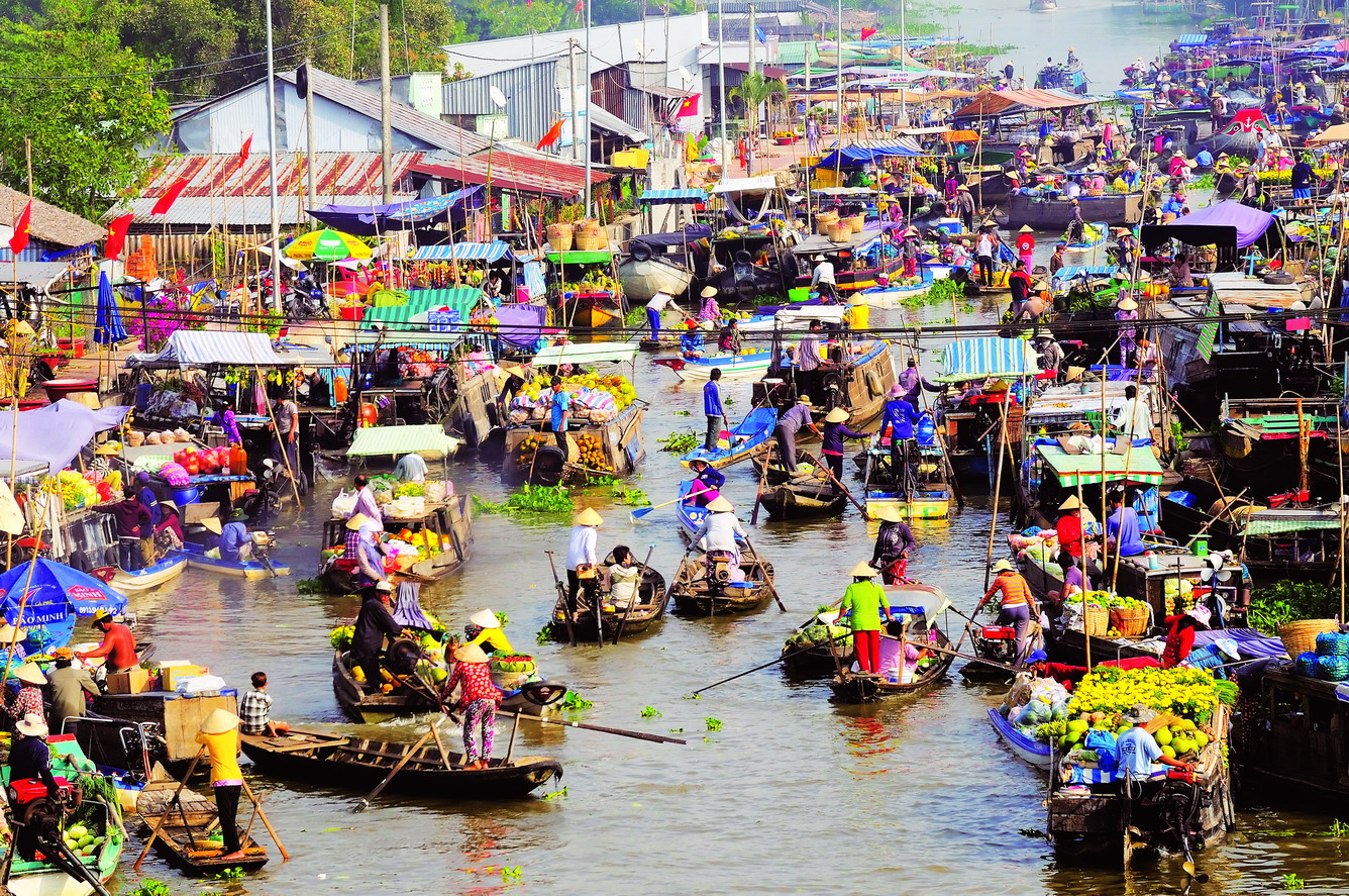 Floating market