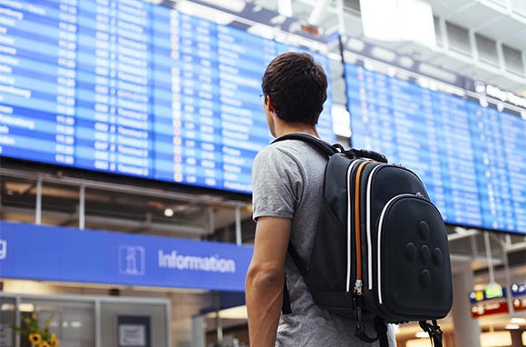 Flying with connections