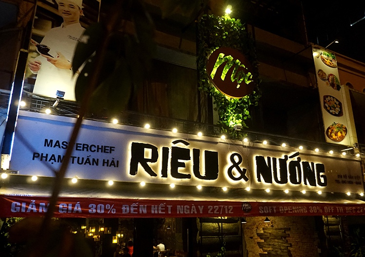 Moc Rieu Nuong restaurant of masterchef judge Pham Tuan Hai