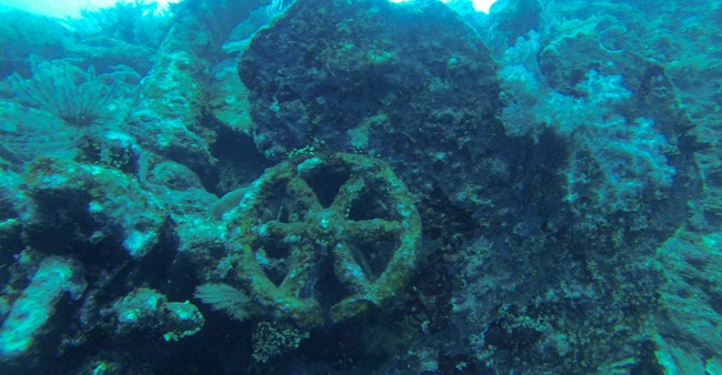 Old stuff in Bali sea