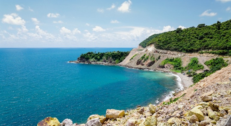 Purely natural scene of Nam Du islands
