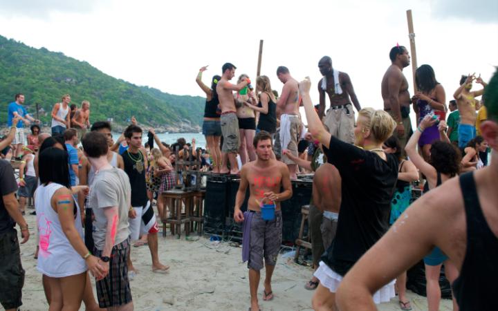 Thailand's Full Moon Party is popular with travellers CREDIT ALAMY