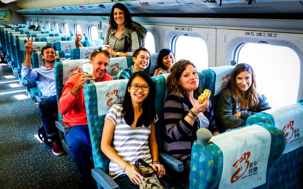 Traveling by train