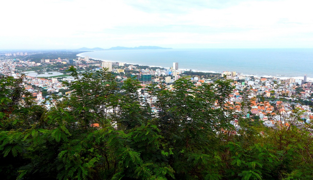 View of Vung Tau from the base of the lighthouse