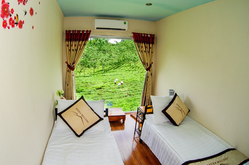 View seen from a bungalow container. Photo: mocchauarena.com