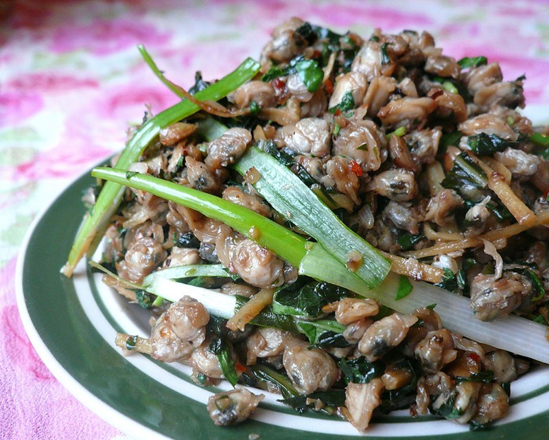 bánh-đập-hến-xào-Hội-an food guides 40