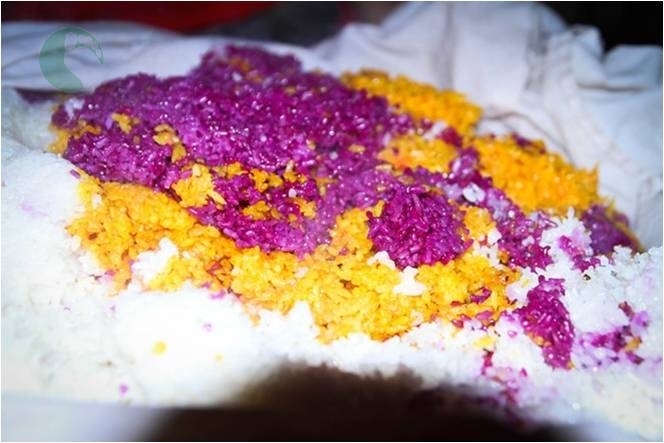 Colorful sticky rice