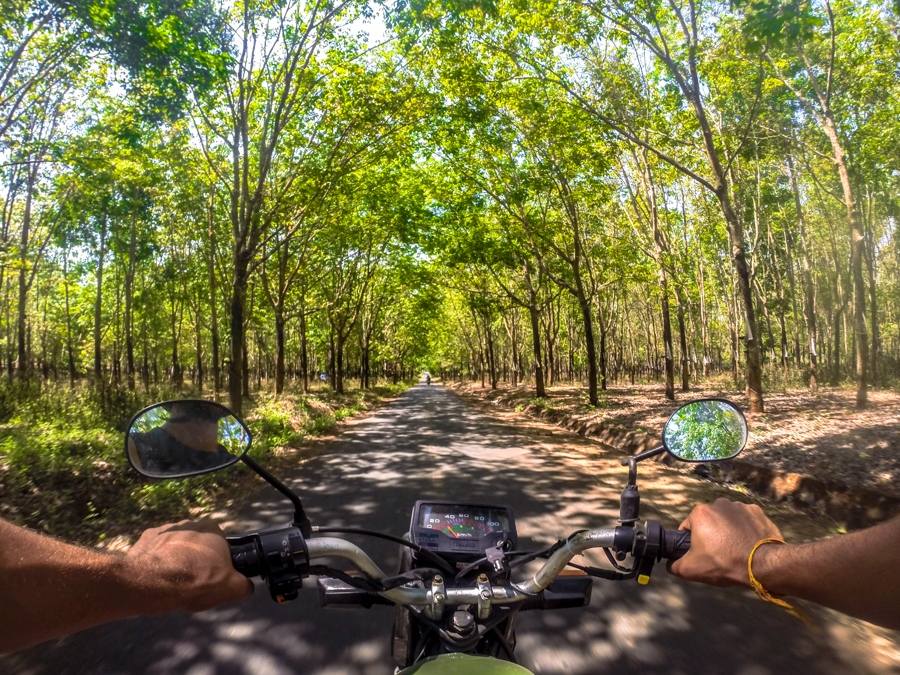 country side roads are amazing motorbike vietnam