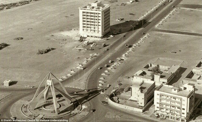 Dubai Clocktower somehow seemed lonely with few ‘building friends’.