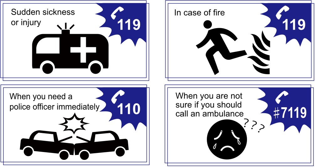 emergency number in japan