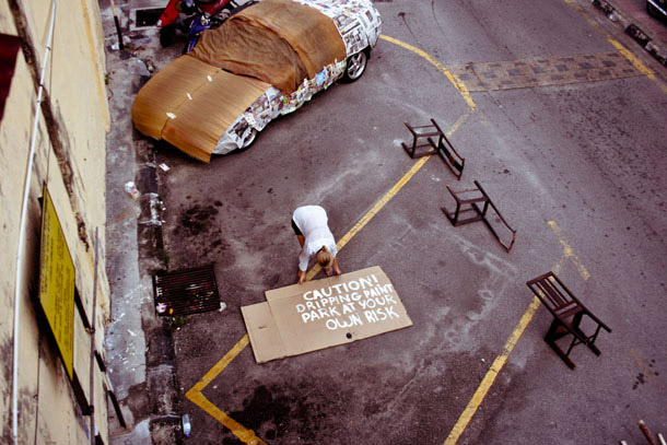 Ernest Zacharevic paints Penang