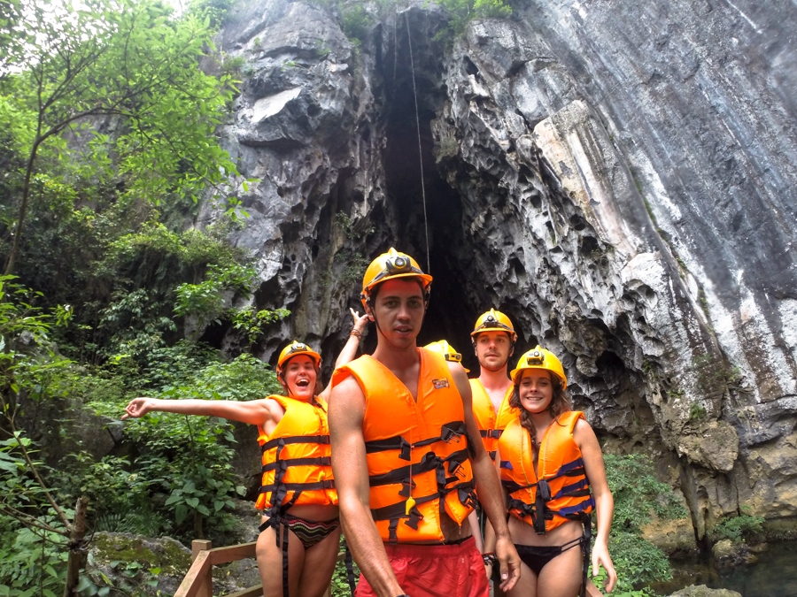 exploring phong nha cave vietnam