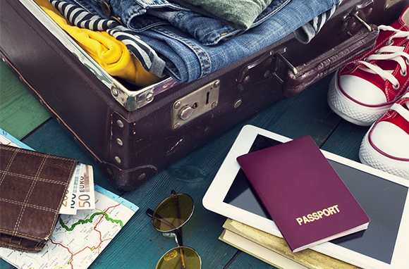 items on vacation
