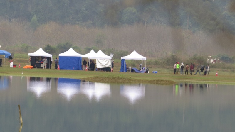 The camp site of ‘Kong: Skull Island’ crew on the set in Quang Binh, Vietnam, February 24, 2016. Photo: Tuoi Tre