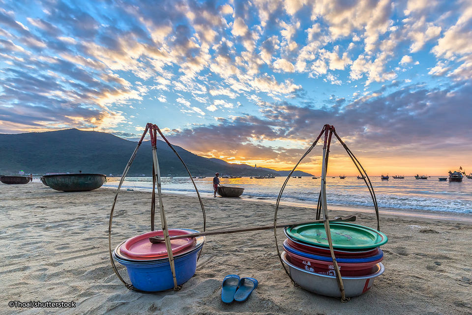 my-khe-beach-sunset