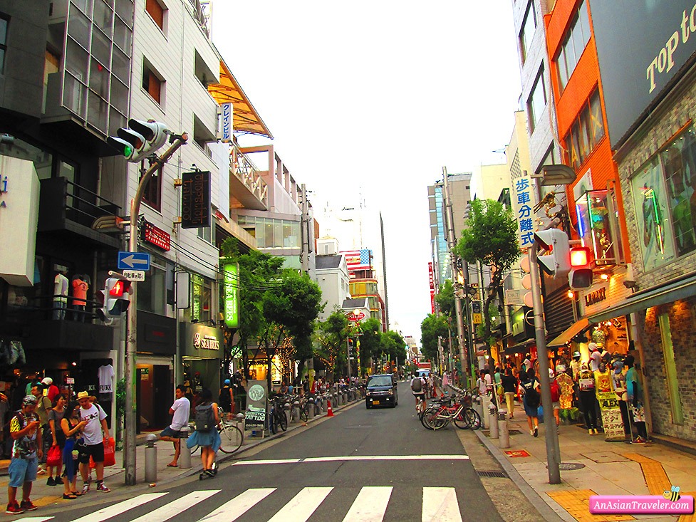 The shopping district of Amerikamura in Osaka Photo: blogspot