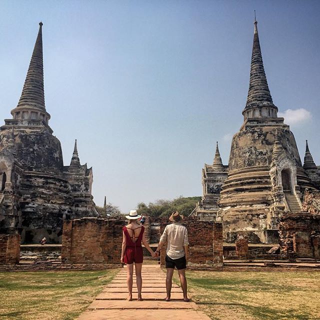 Ayutthaya thailand trip travel guide couple where to go tourist attraction photo