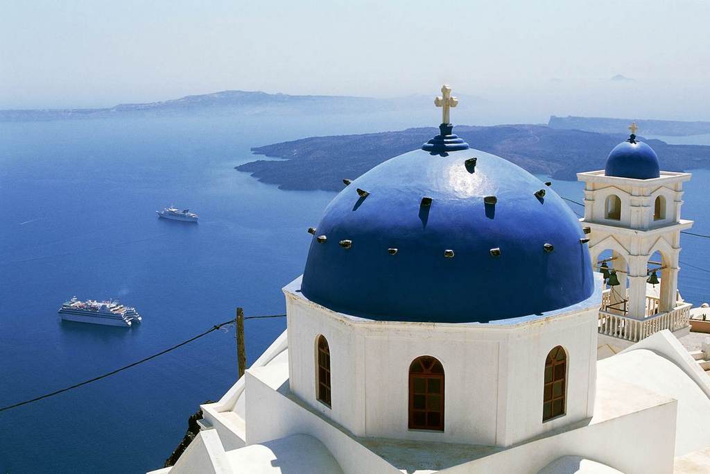 Church of Anastasis in Imerovigli village. Picture: Santorini travel tips blog.