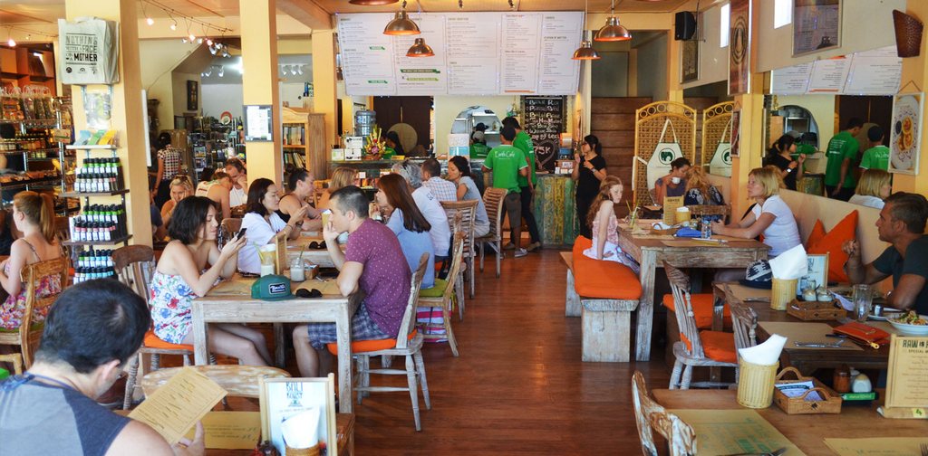 Earth Café in Seminyak.