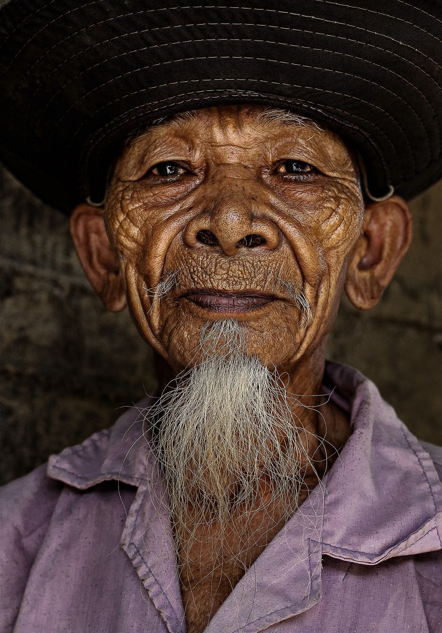 Elder Man From Hre Ethnic Group