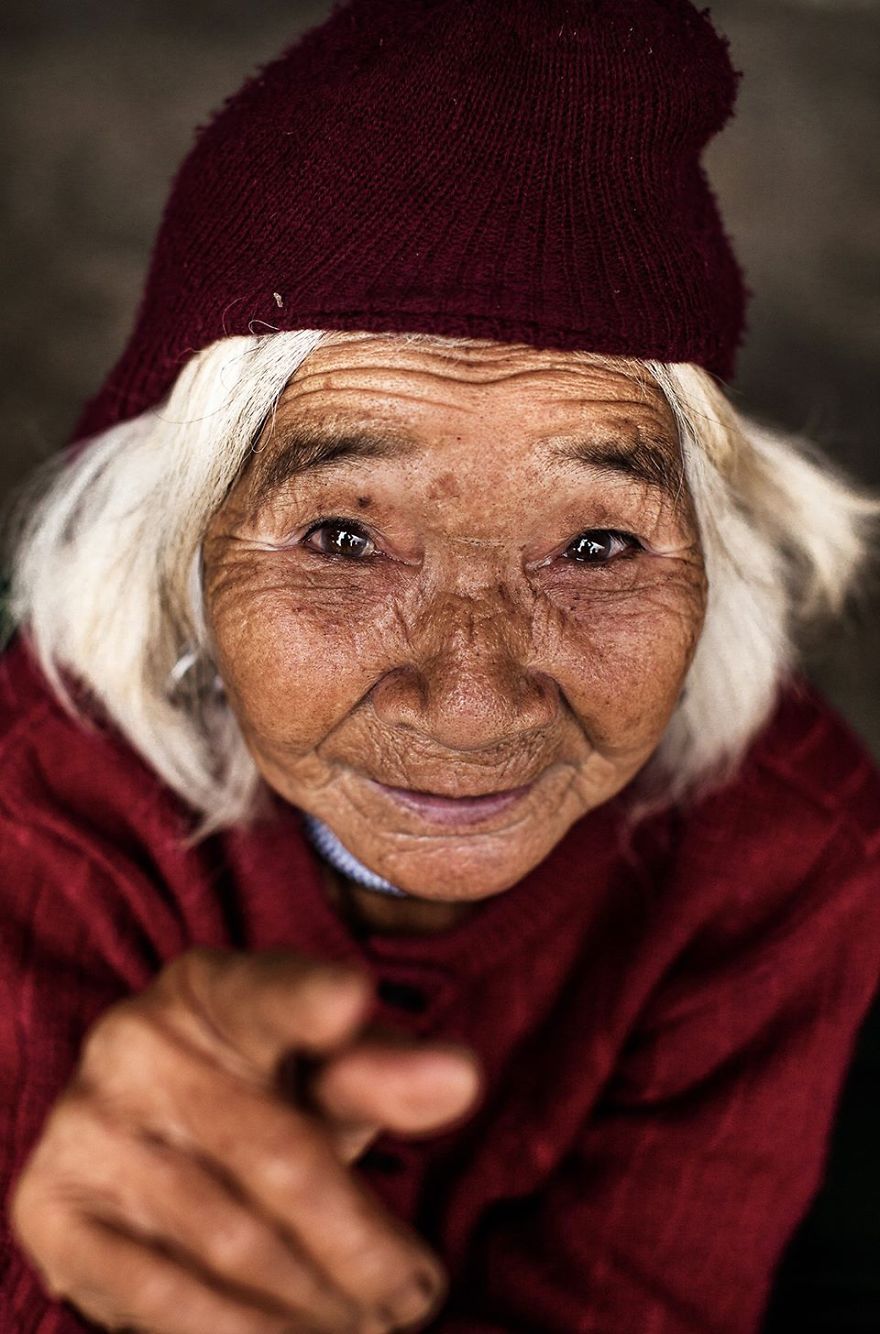 Elder Woman From Co Tu Ethnic Group