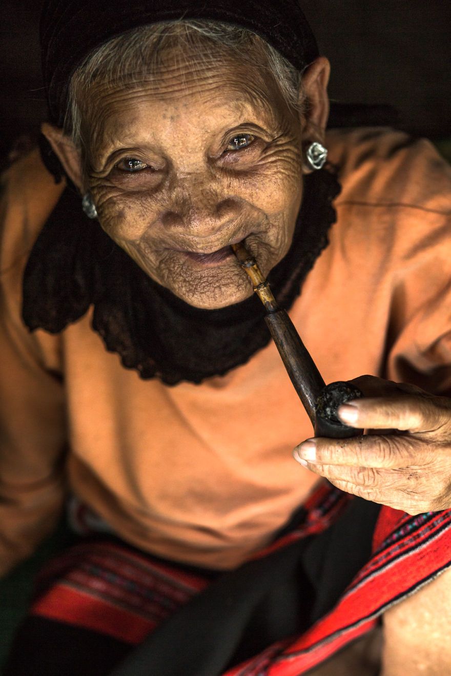 Elder Woman From Pa Ko Ethnic Group