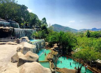First hot mineral water park in Vietnam