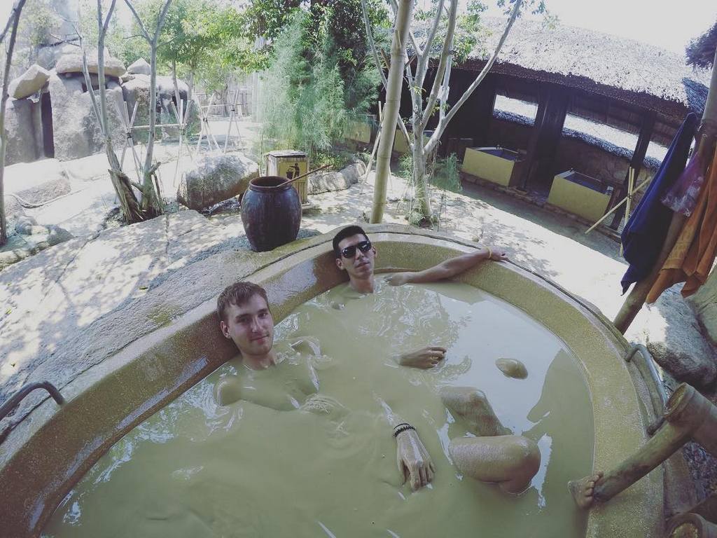 First hot mineral water park in Vietnam