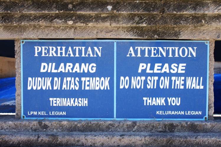 Follow Bali's rules, as strange as they may sometimes seem.