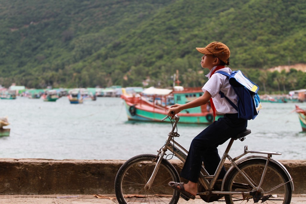 Locals on Nam Du are friendly and enthusiastic