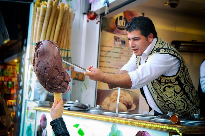 Salep dondurma, Istanbul