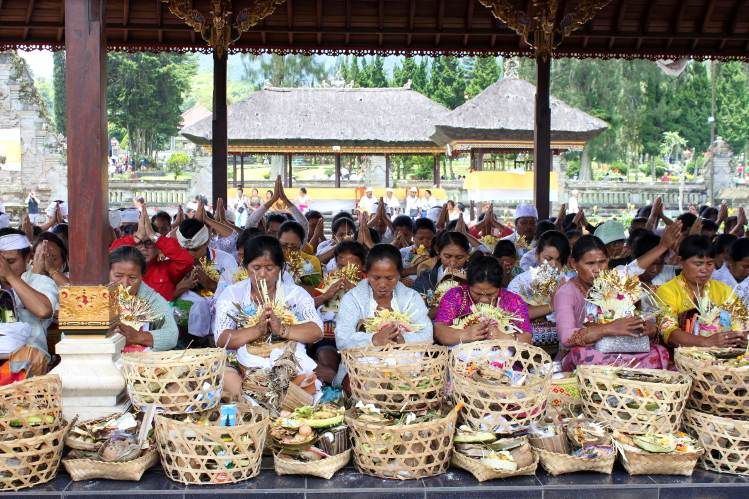 Spiritual and religious devotion plays a key role in Balinese life.