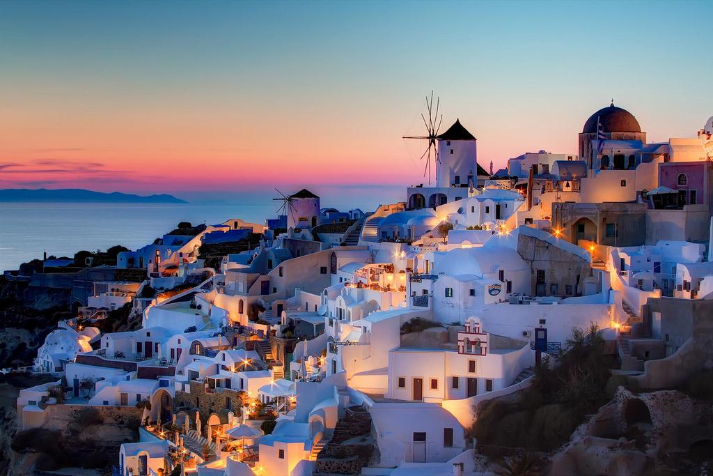 The beautiful place in Santorini – Greece. foundtheworld