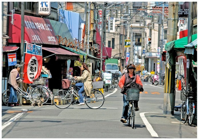 Bikes are used in Japanese daily life. Photo: letsjapan.markmode.com