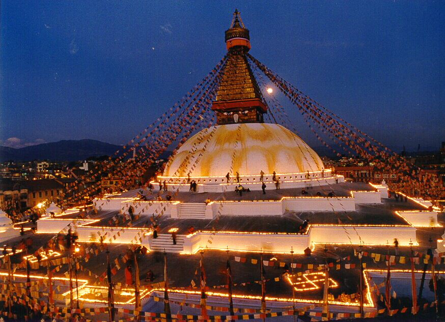 Boudhanath temple Image credit: nepal blog 2017.