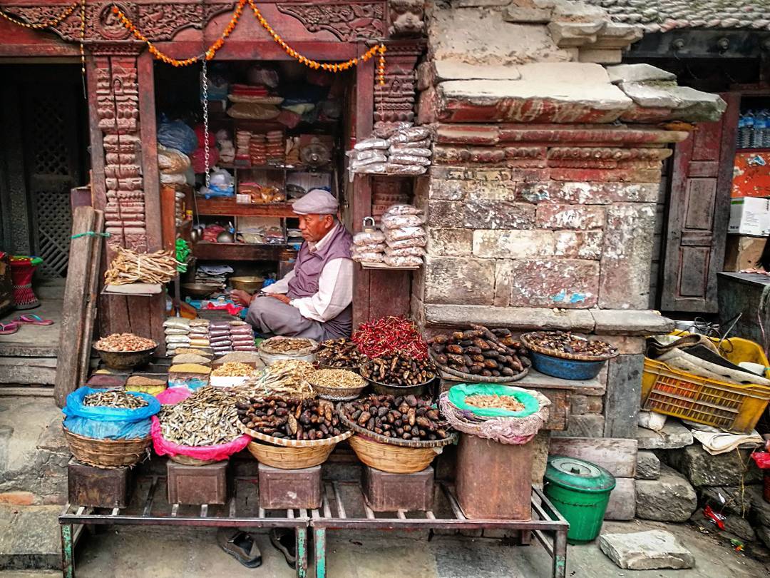 Local vendors in Kathmandu