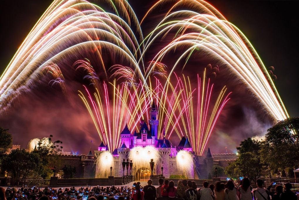 Disney Parks After Dark: Fireworks Brighten Hong Kong Disneyland
