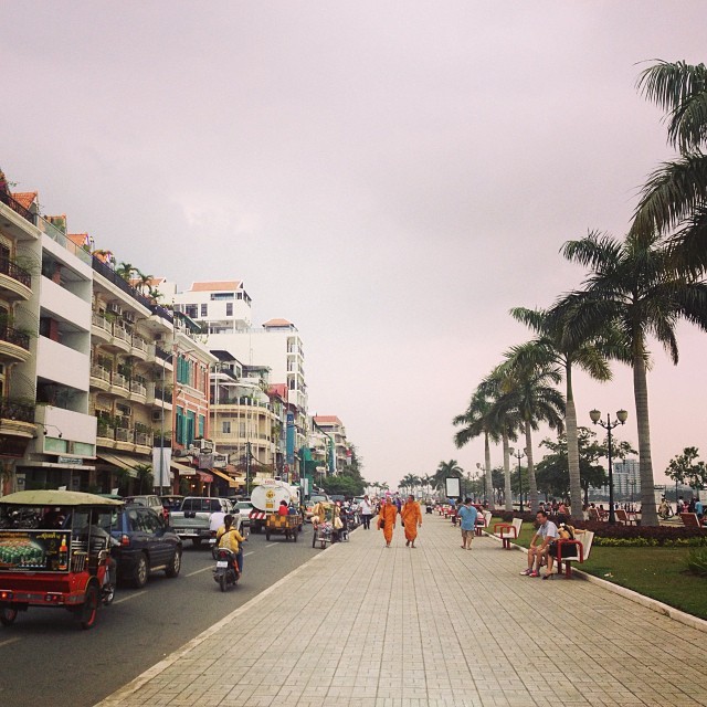 Sisowath Quay Phnom Penh cambodia