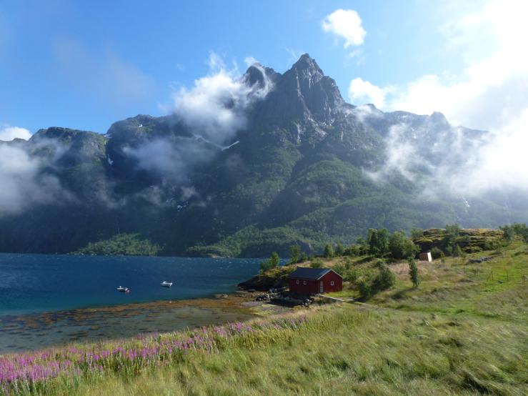 Lofoten scandinavia norway white night summer